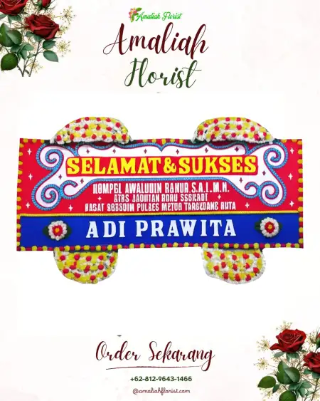 Papan Bunga Ucapan Selamat Sidadadi